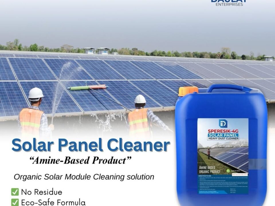solar panel cleaning solution