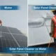 Solar Panel Cleaner vs Water